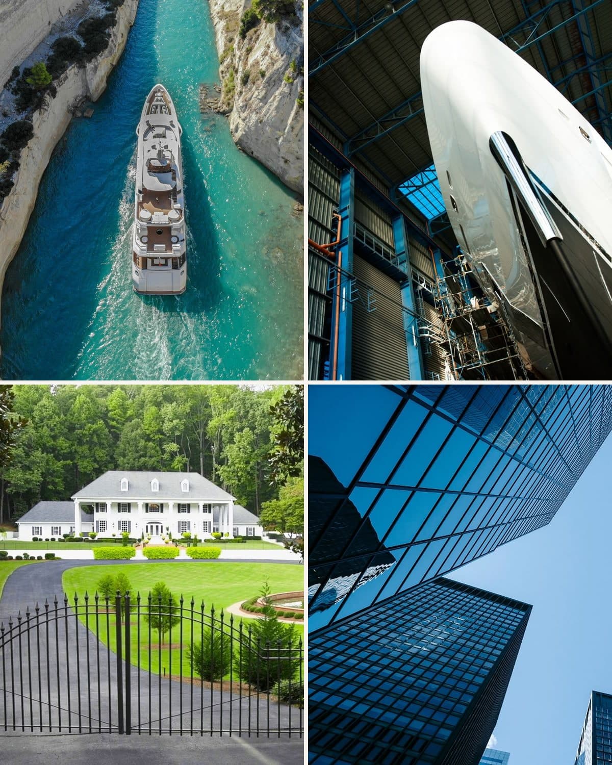 Quay Group's four divisions: superyacht crew, shore-side maritime, private residences and family offices