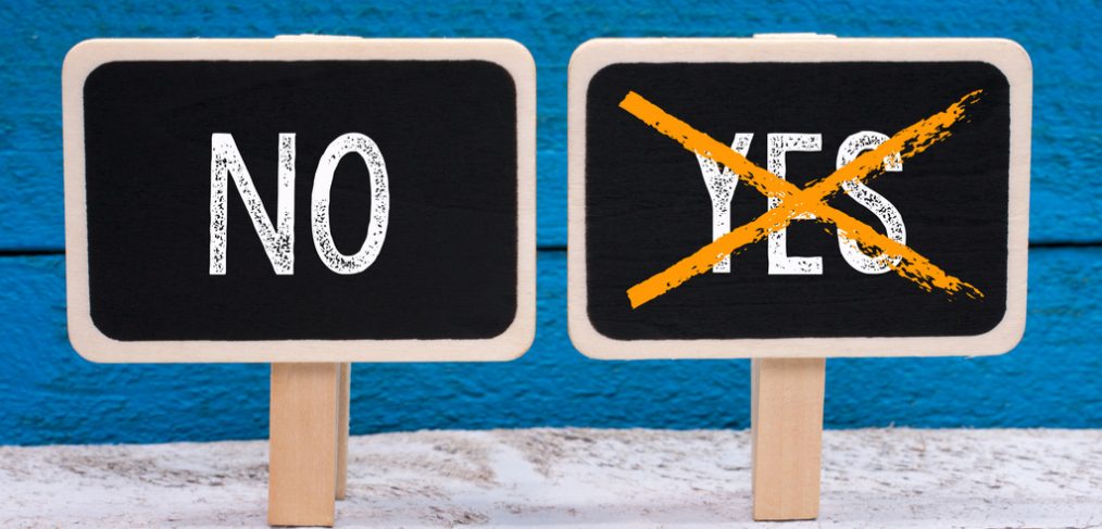 Just say no