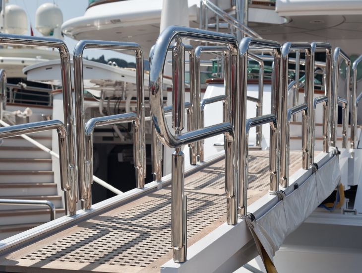 gangway fired superyacht job
