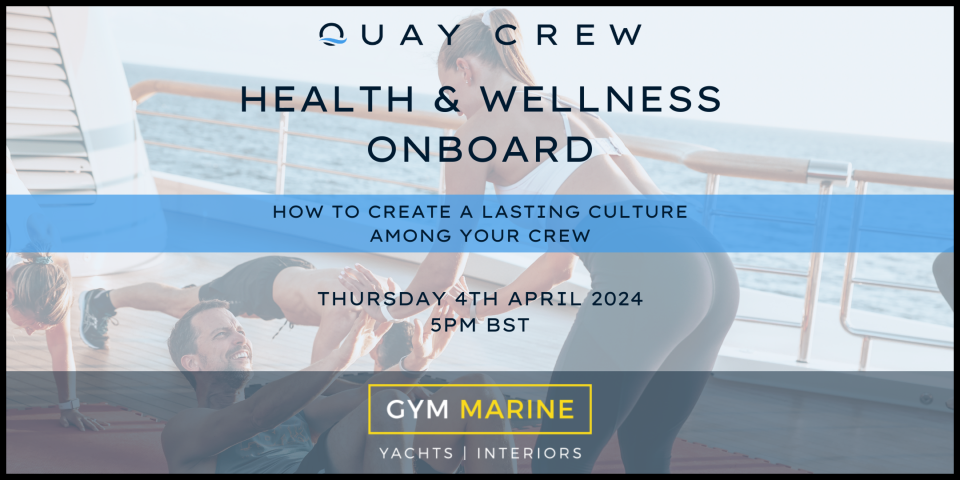 Health and Wellness Onboard Crew Culture
